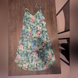 Xhilaration Green and Multicolor Dress